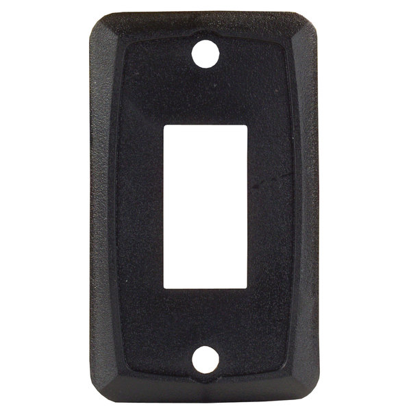 Jr Products JR Products 12855 Single Switch Face Plate - Black 12855